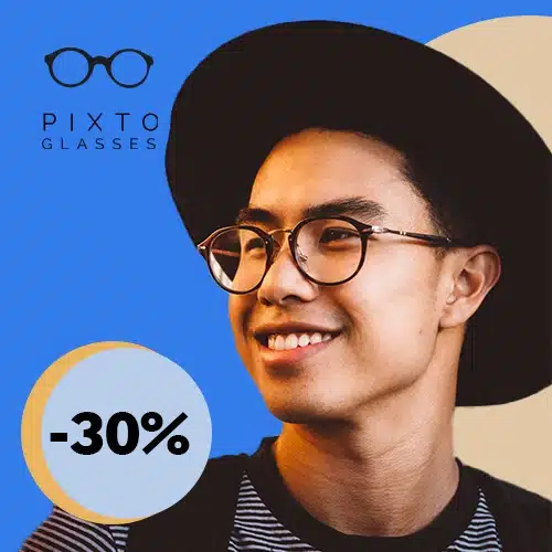 30% auf Pixto Bildschirm-Brille mit Blaufilter - Students @ BIBLIOBAGS -  Studenten Gutscheine